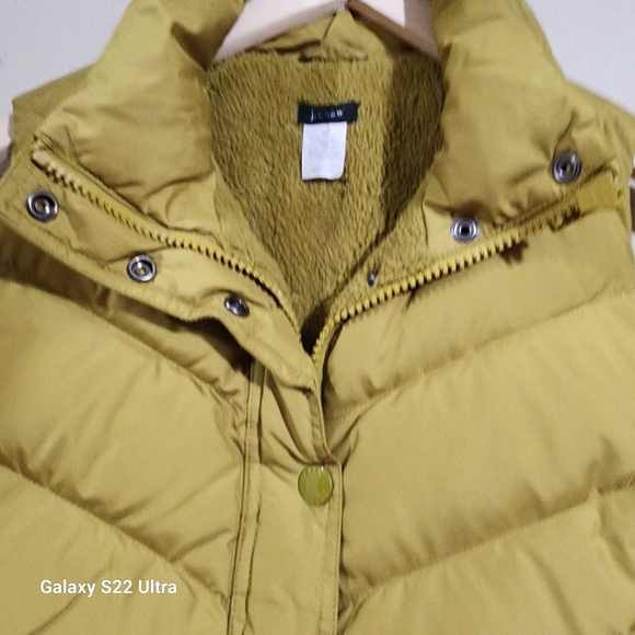 J. Crew Mustard Quilted Vest - Picture 3 of 7